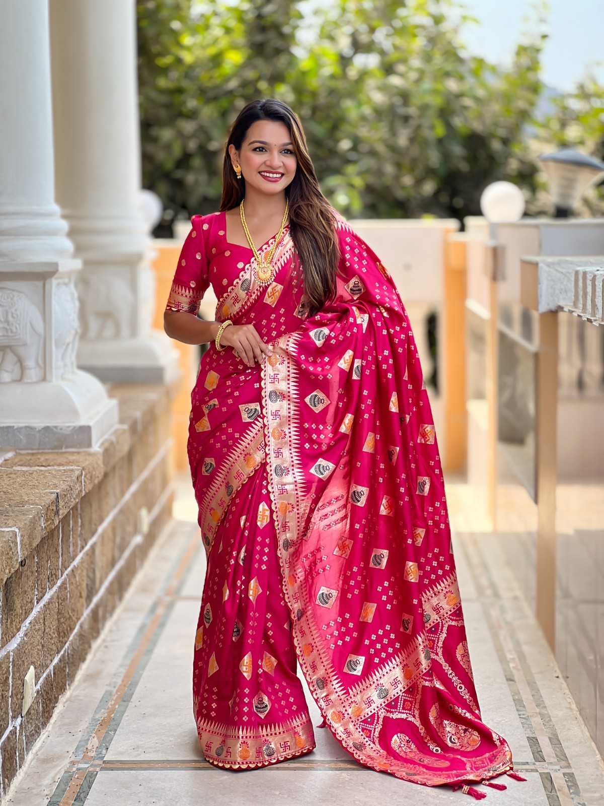 Indian Designer Bollywood Bridal Silk Saree Blouse Ready made South Ethnic Sari