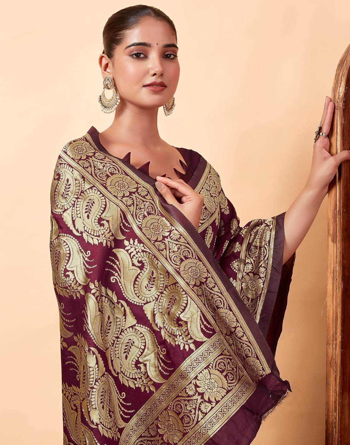 Banarasi Silk Saree Soft Kanjivaram Style Saree For Wedding With Blouse Piece