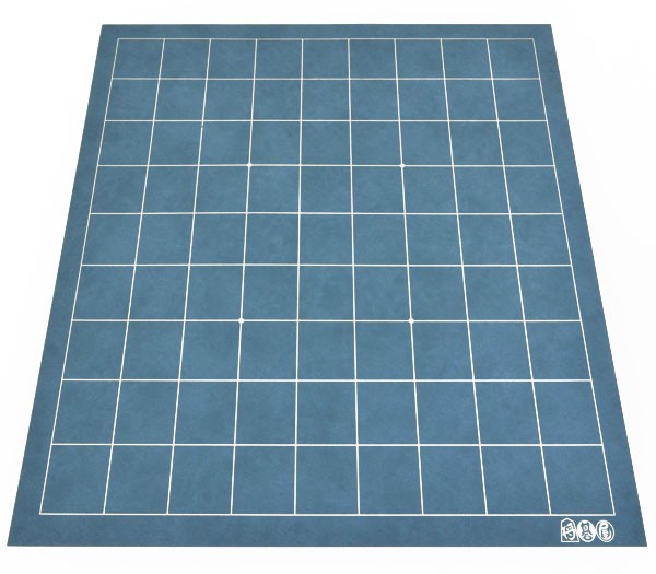 Denim-Pattern Roll-Up PVC Shogi Board Mat 33×36 cm (Bargain)