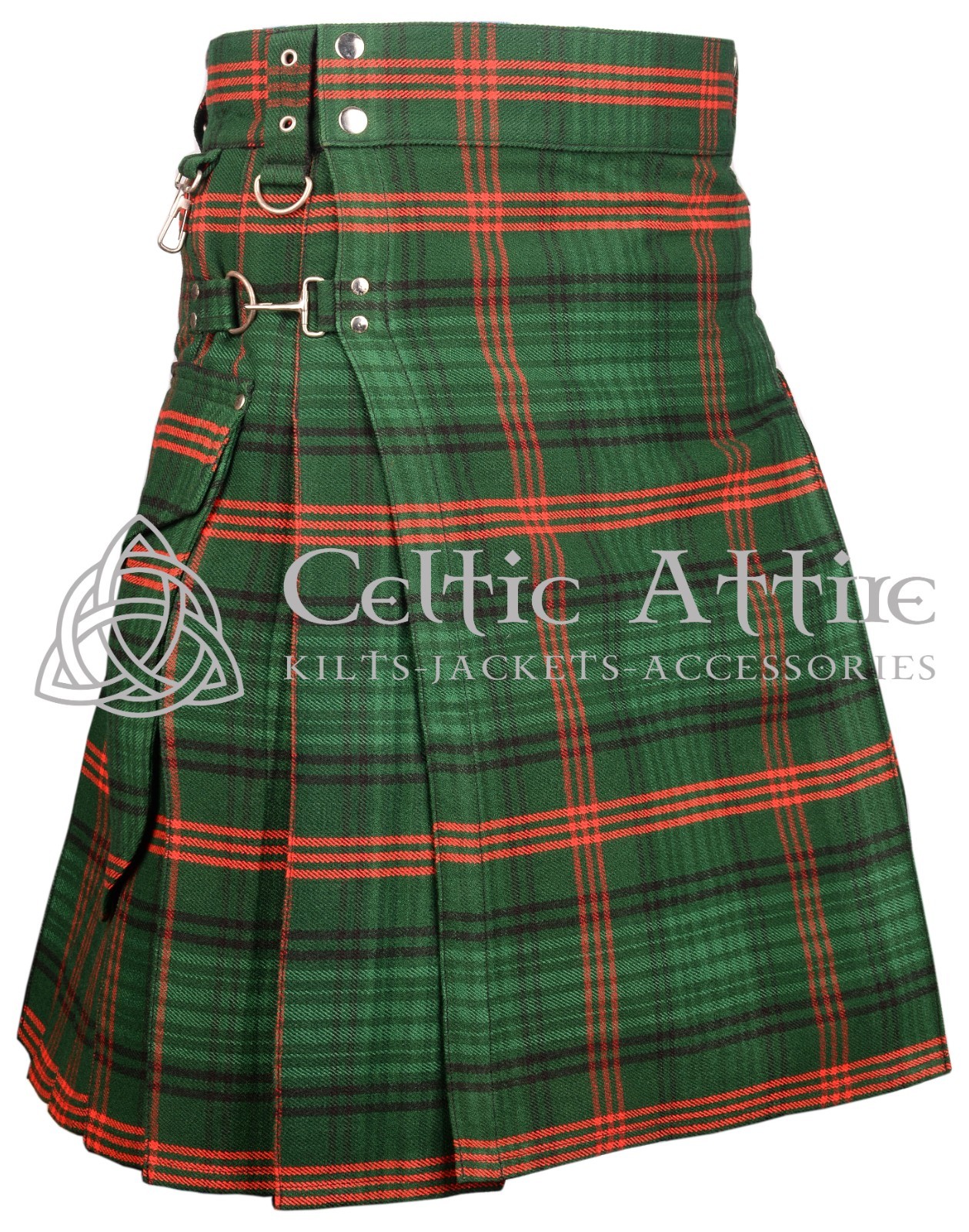 Ross Hunting Modern Scottish Utility Kilt – Made to Order By Celtic Attire