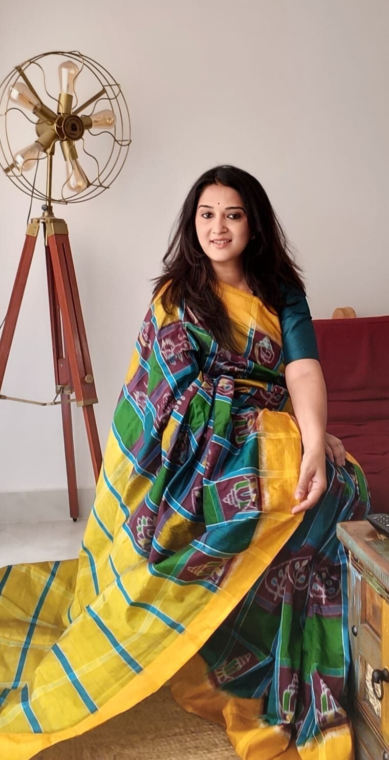 Pure Silk Handloom Saree nuapatana khandua odisha Saree