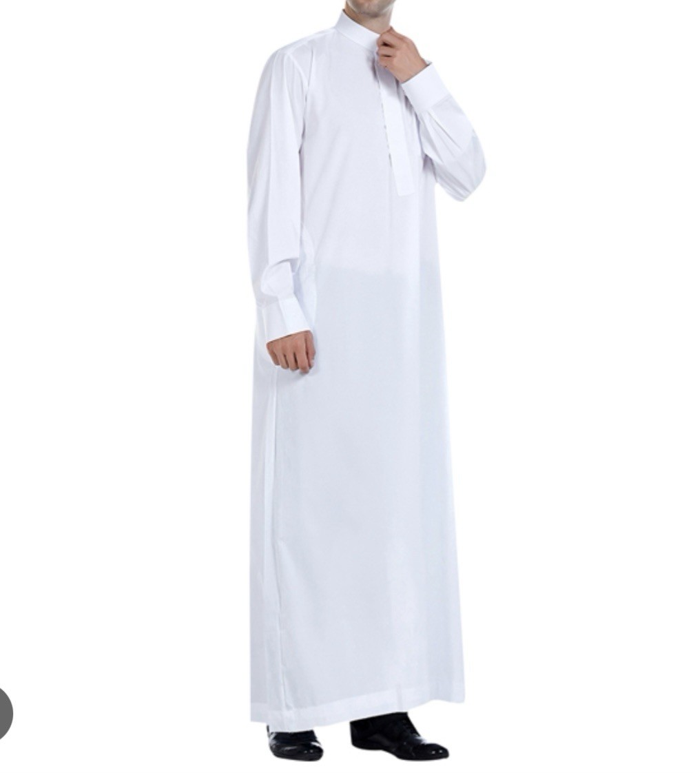 Al Aseel Thobe Saudi Style Full Sleeves Different Sizes & Colors