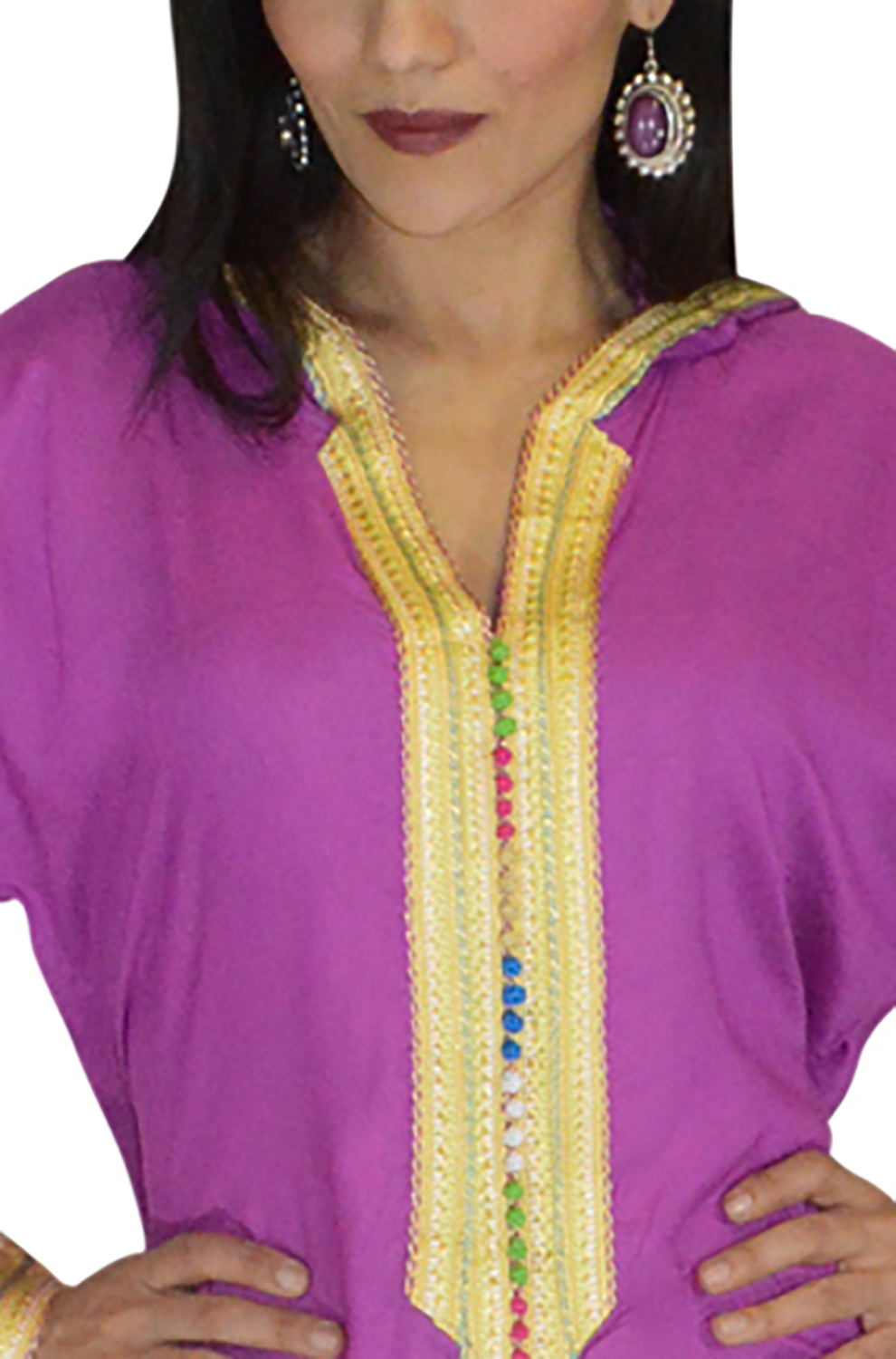 Kaftan Moroccan Women Arabian Beach Summer Caftan Long Dress Muslim Abaya Jelaba