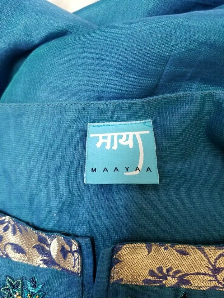 Maayaa Authentic Kurta Embellished Hippie Boho Size Medium 36″ Bust