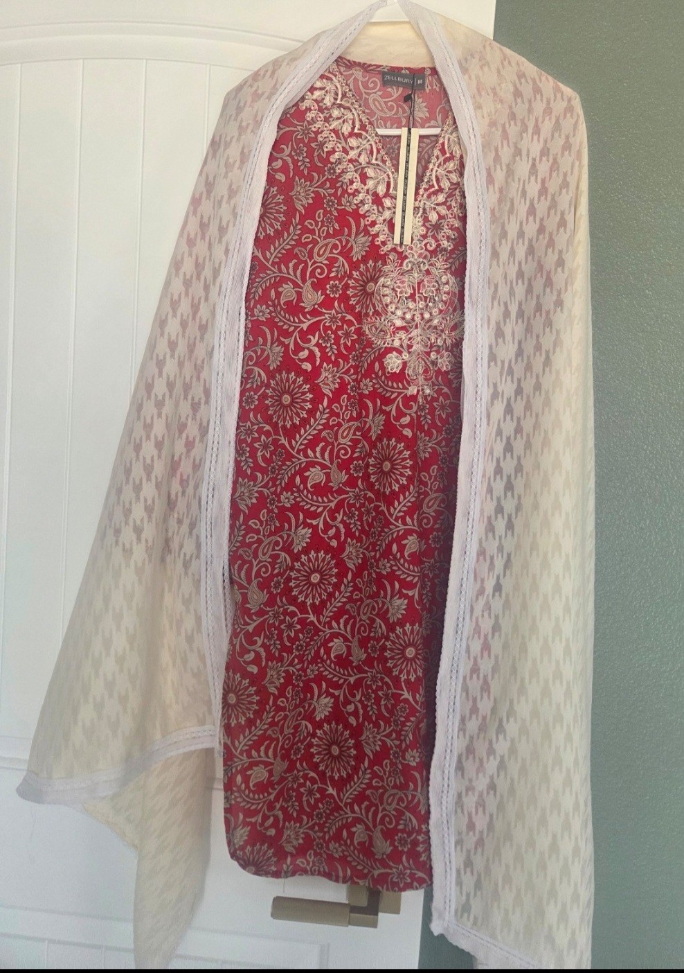 Indian Pakistani Tradition Designer Shalwar Kameez Cotton Dress