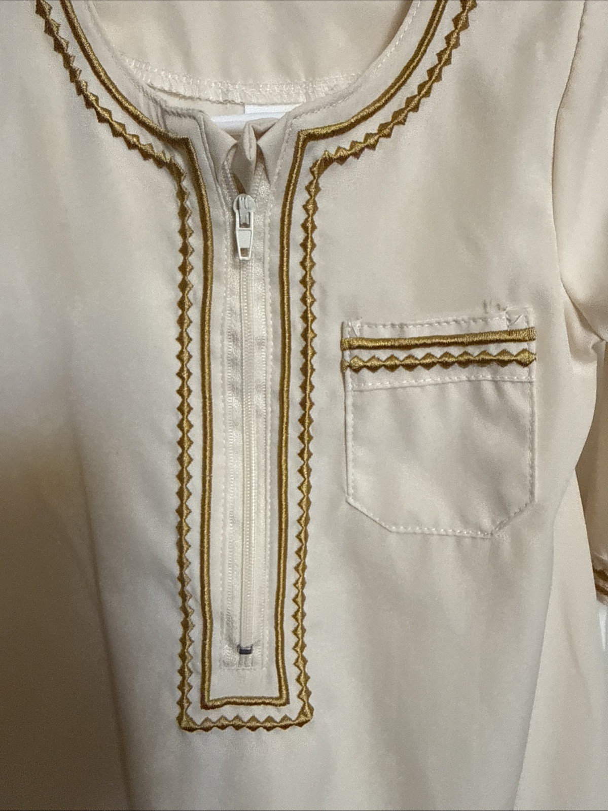 Baby Boys Ramadan Eid Thobe Cream Size 6-9 months-Excellent condition