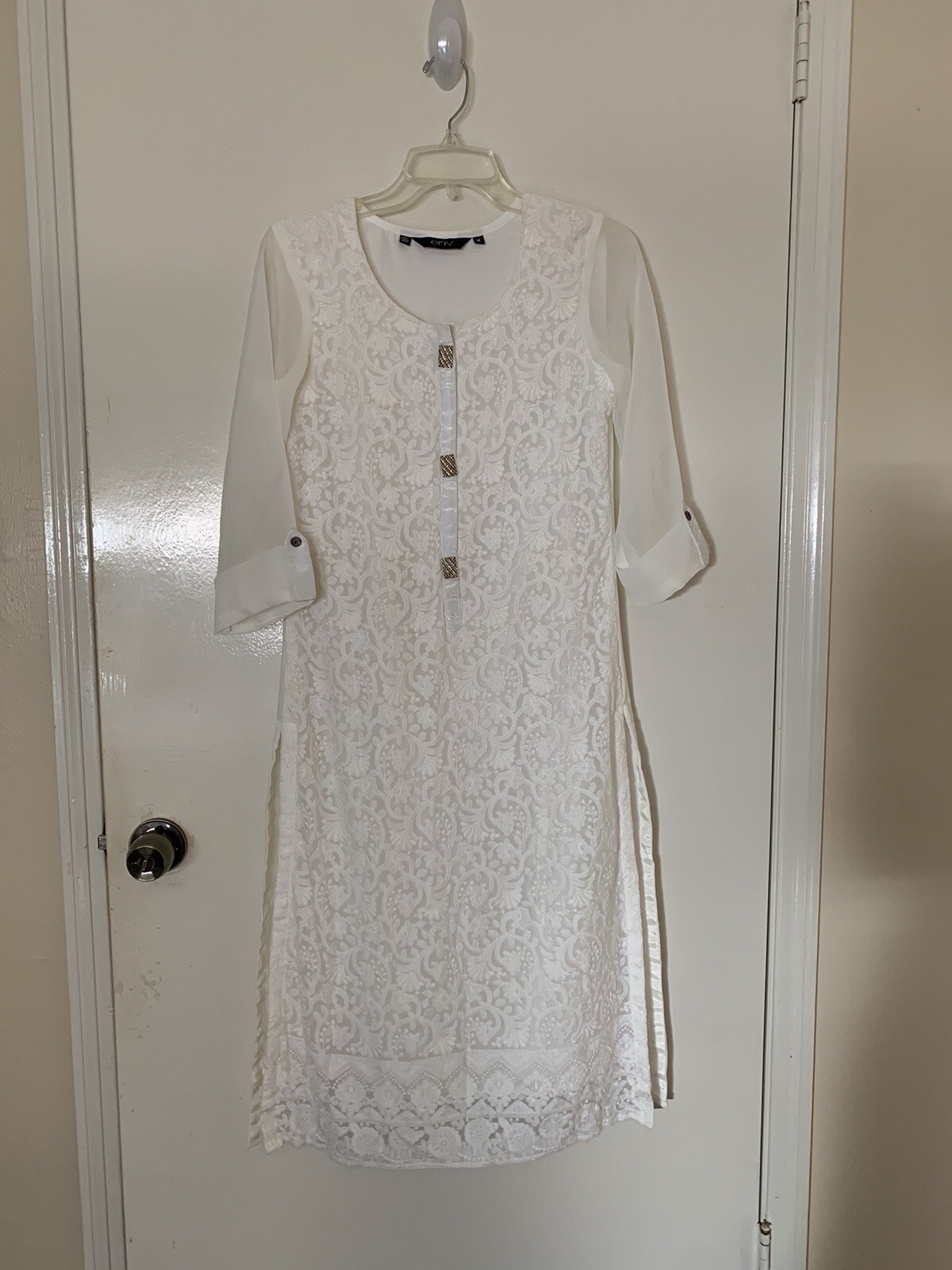 WHITE – Indian Straight Kurta for Women/juniors