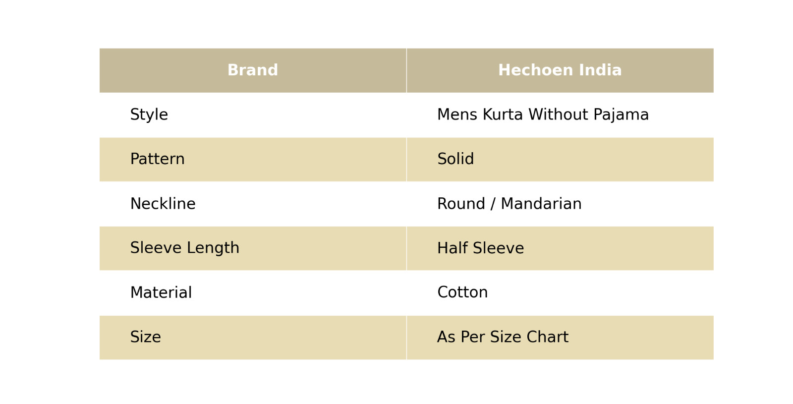 Mens Kurta Traditional Mens Wear Golden Cotton Solid Kurta Half Sleeve S 7XL