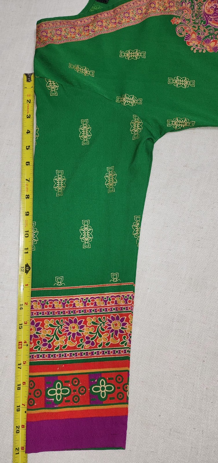 Maple Clothe S34 Indian Pakistani Green Salwar Kameez Intricate Pattern Maxi…