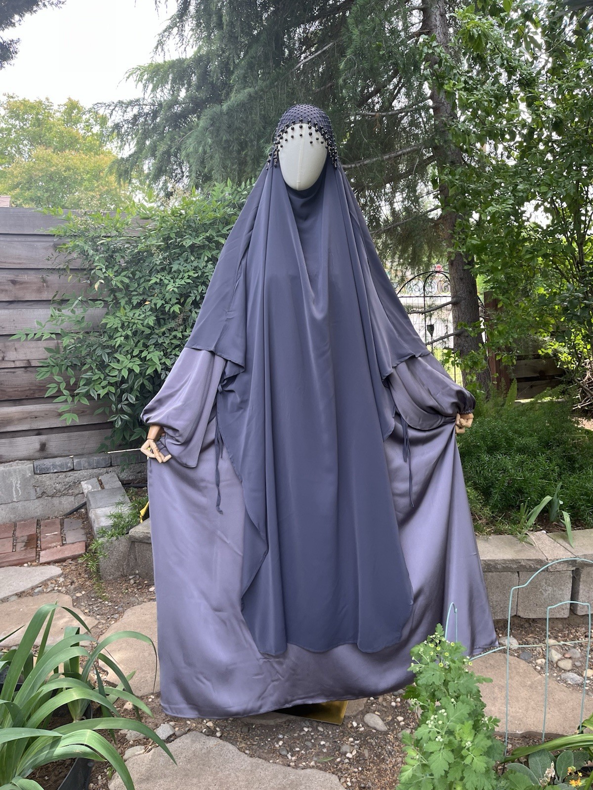 Long Layers Long Khimar,String Niqab, Khimar Niqab Long Scarf Hijab،نقاب،حجاب،