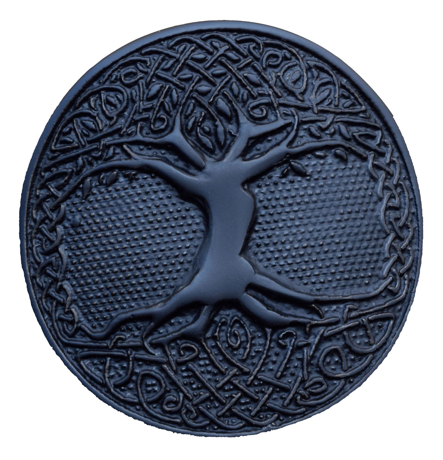 Belt Buckle Kilt Brooch Thistle Crest Color Matt Black Finish 3″ Brand New AAR