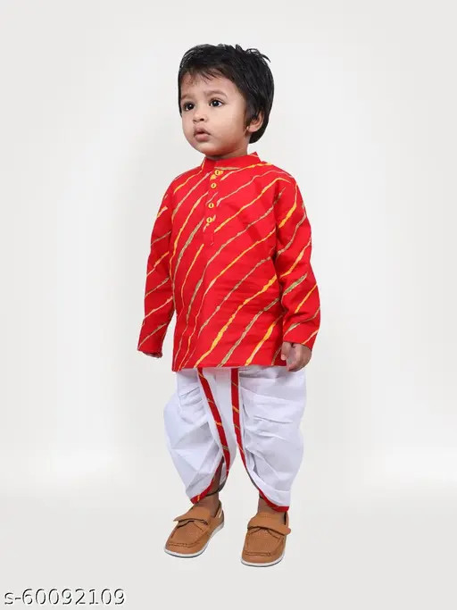 Kids kurta set for boys | cotton kurta set | festive wear Cotton Dhoti Set