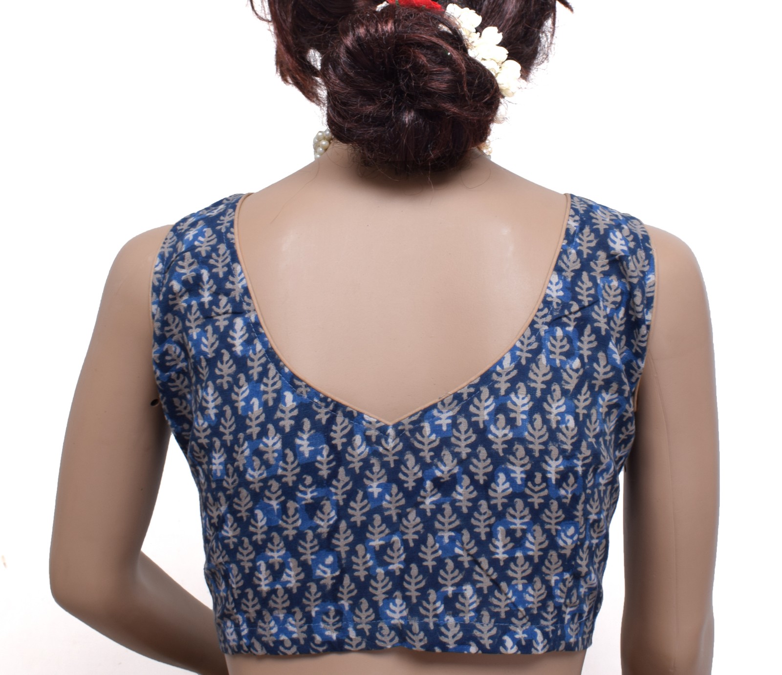Sushila New Top Readymade Stitched Sari Blouse Pure Cotton Printed Blouse Choli