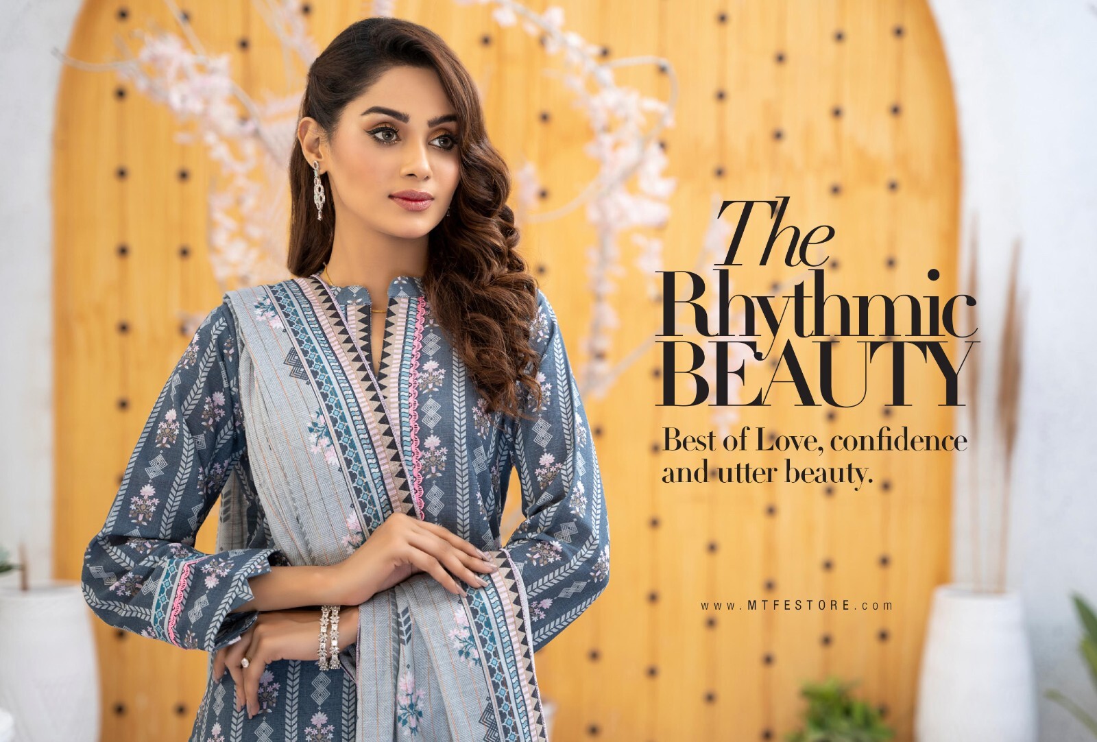 MTF THE WINTRY CITY DIGITAL IDENTIC PRINTED KHADDAR 3 PIECE READY TO WEAR