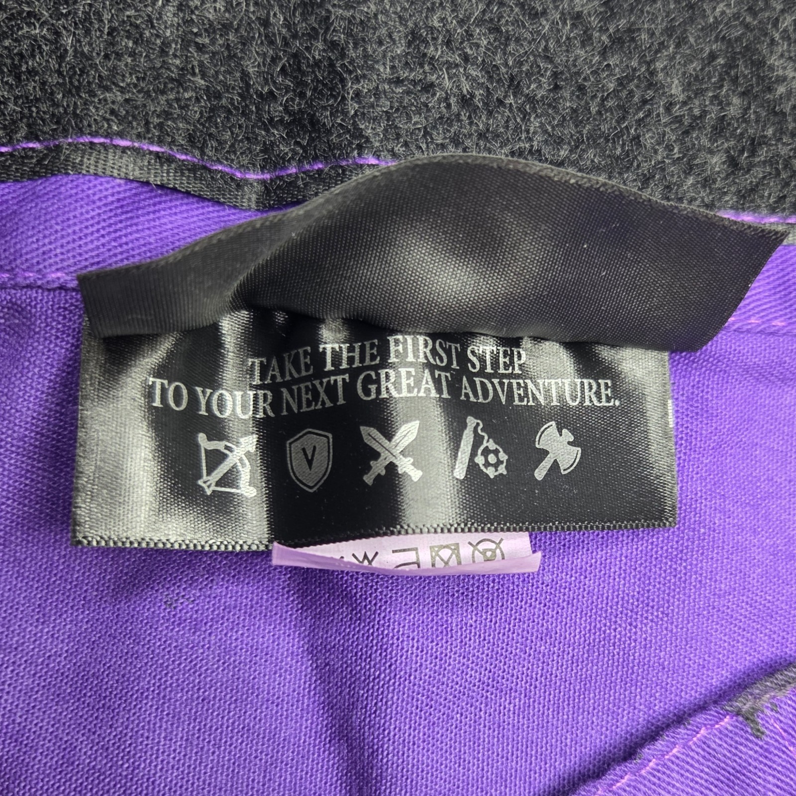 Verillas Warmetal Cargo Utility Kilt Purple Pockets Renaissance Fantasy Mens XL