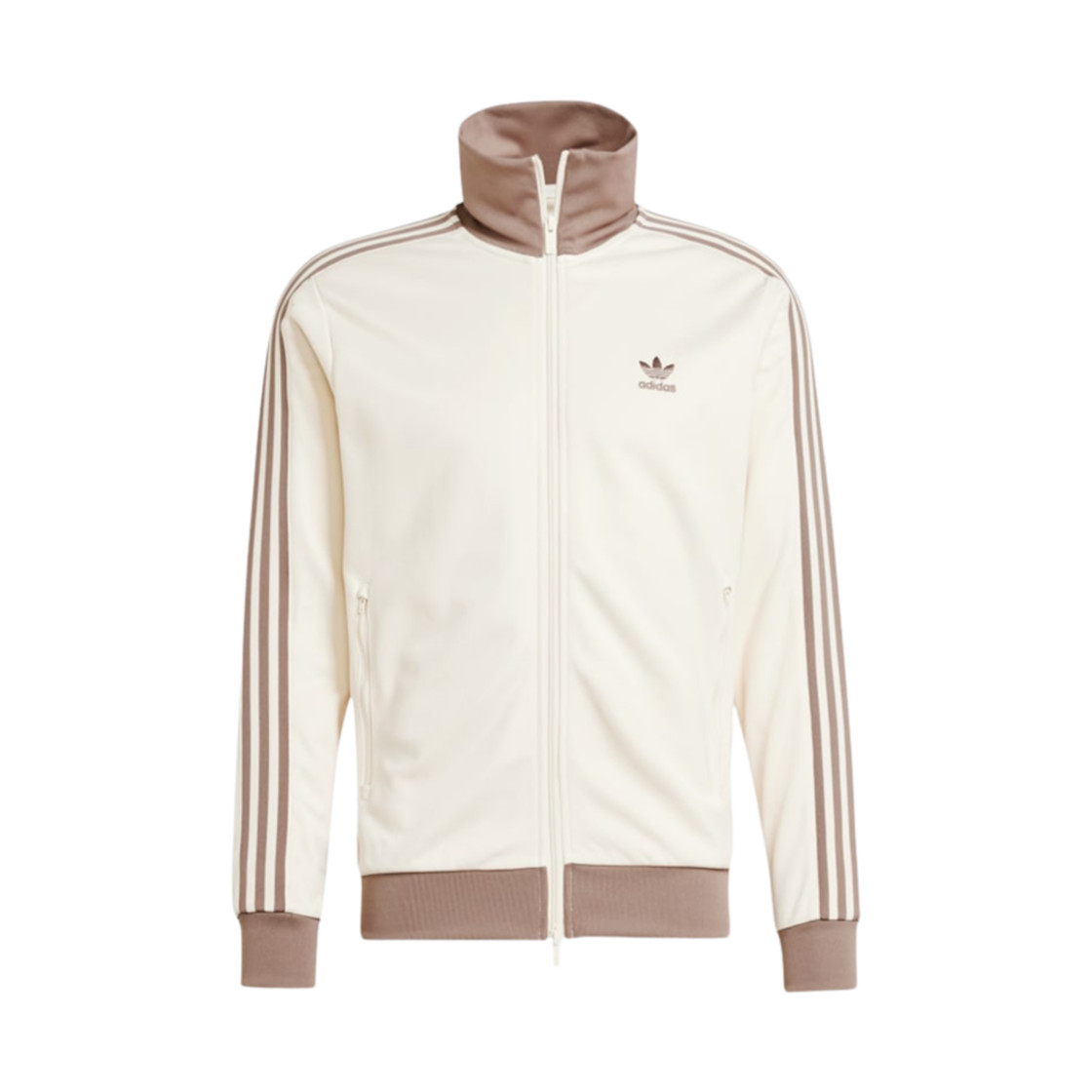 Adidas Adicolor Classic Beckenbauer Track Top Wonder White Trace Brown US Sizing