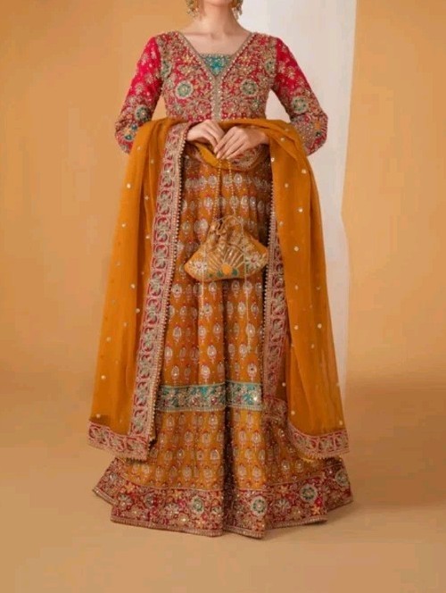 Traditional Wedding / Formal Wear Pakistani Women Salwar Kameez, Anarkali, Maxi