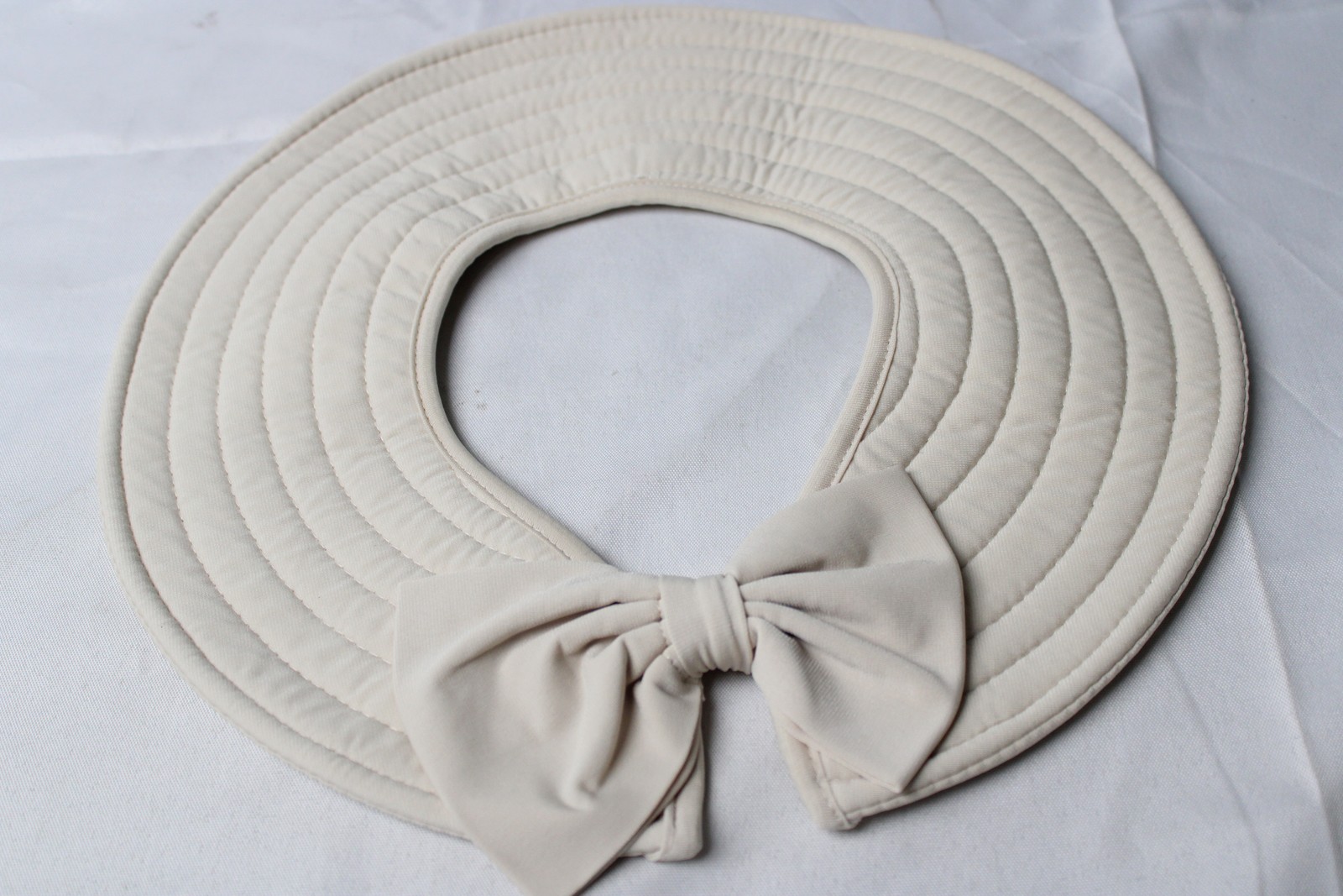 Aisha’s Design Women’s 3 Piece Removable Hijab Bonnet Visor Hat Set WR4 Beige OS