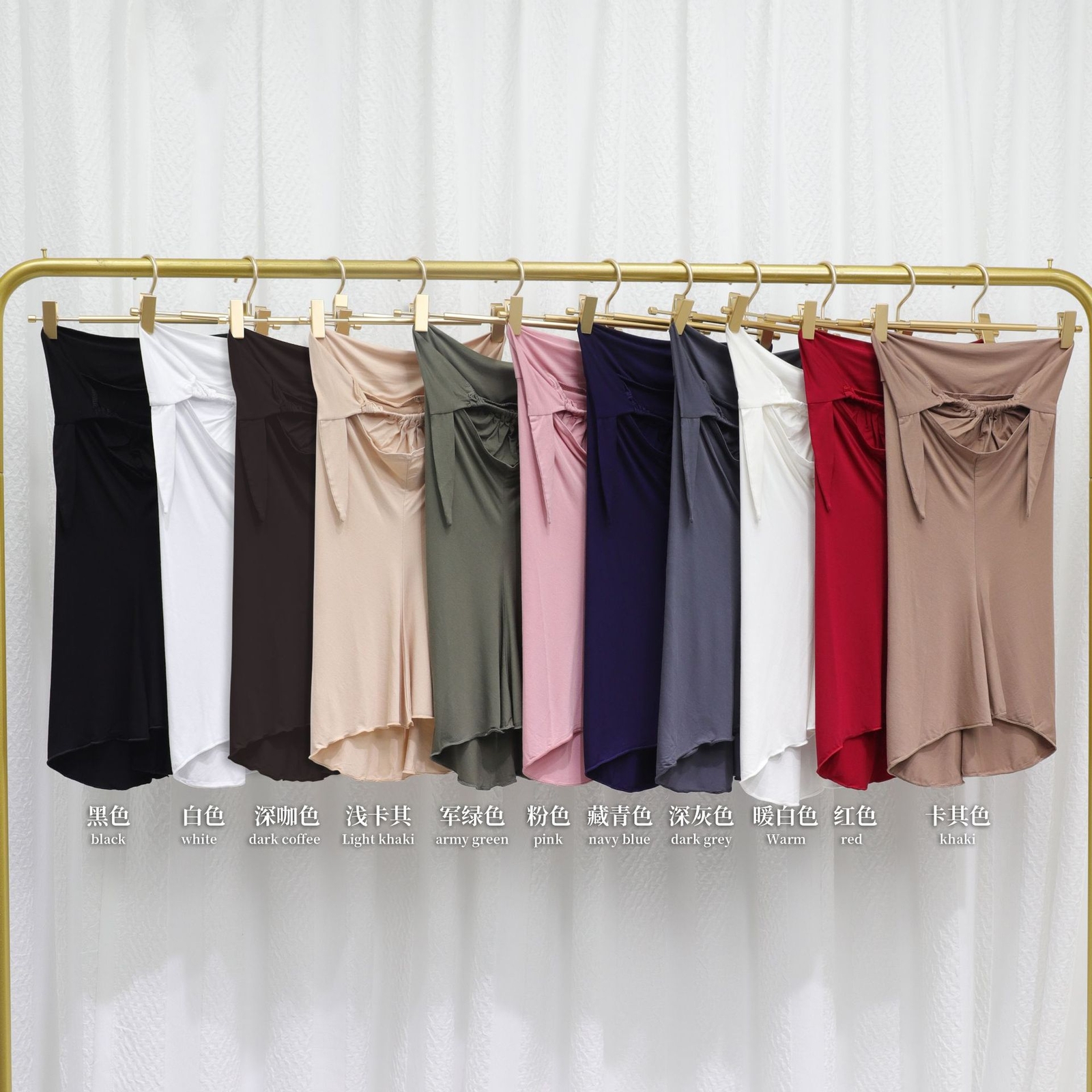 Modal Cotton Cap Instant Scarf Hijab Muslim Beanie Directly Wear Turban Shawls