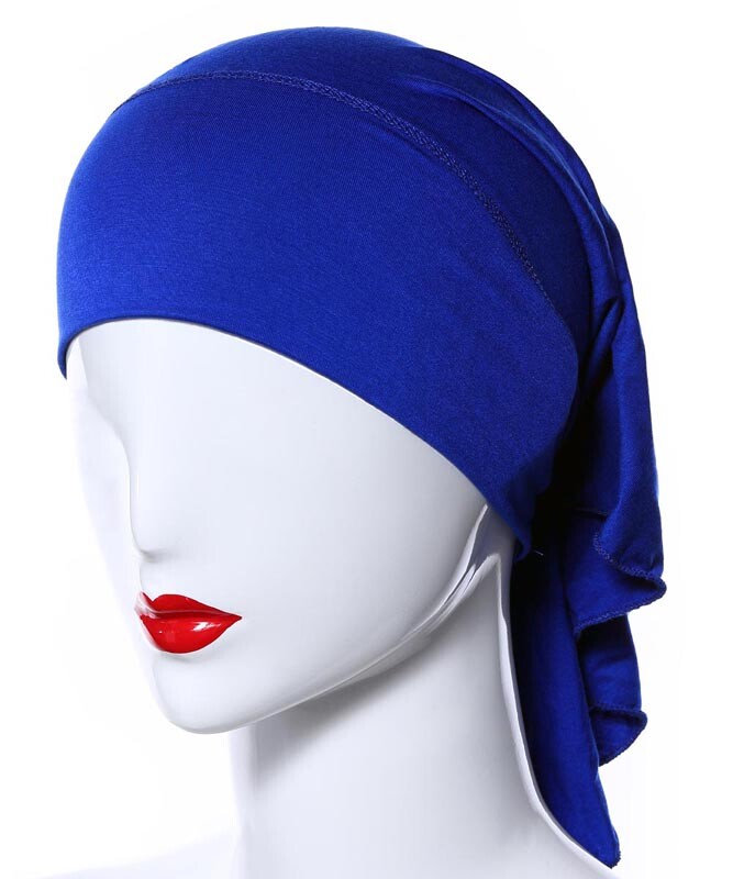 Women Men Muslim Hijab Turban Inner Underscarf Head Scarf Wrap Cap Hat Bandana