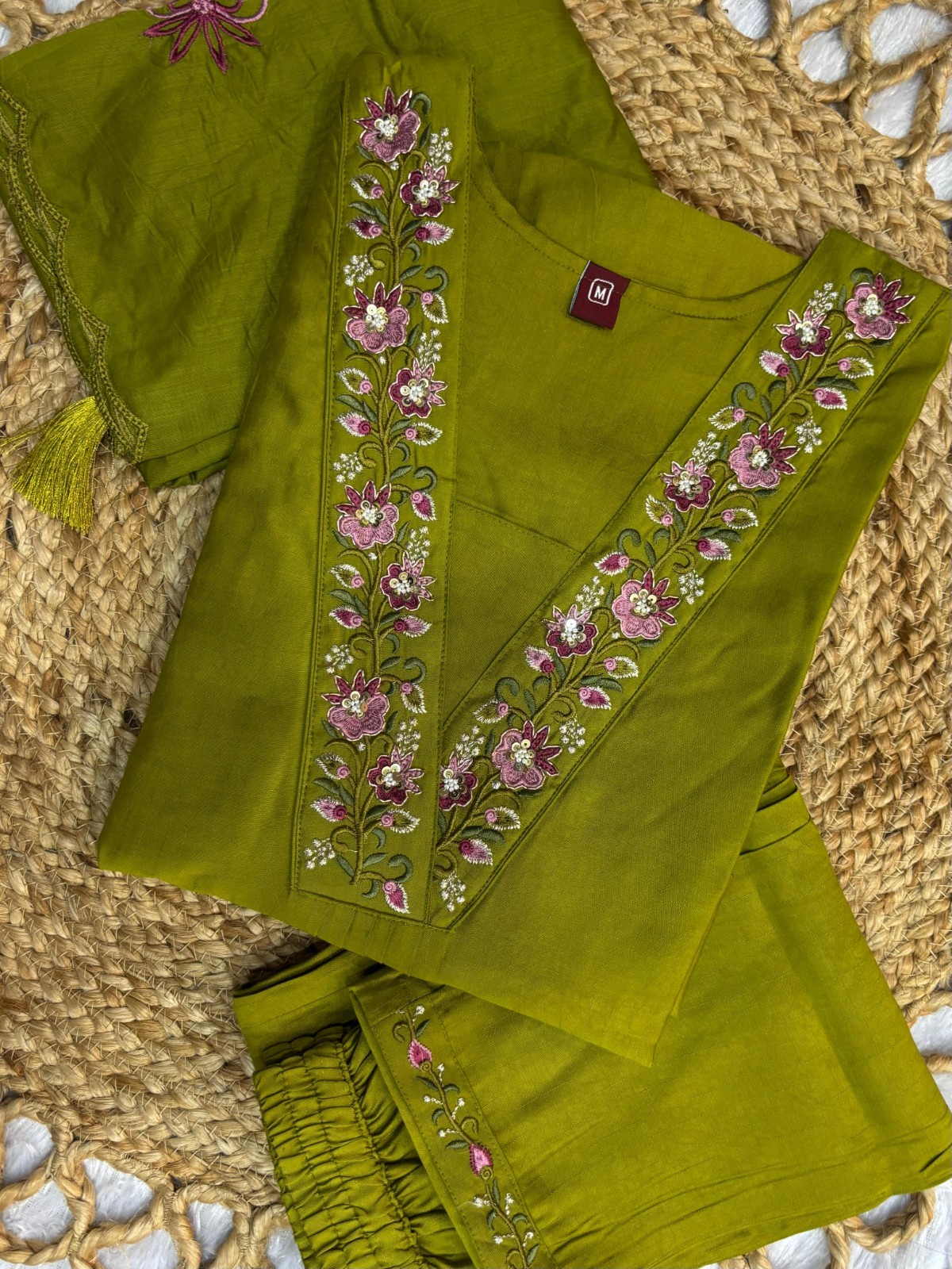 Stylish Bollywood Women Kurta Pant Dupatta Set | Indian Ethnic Pakistani Kurti
