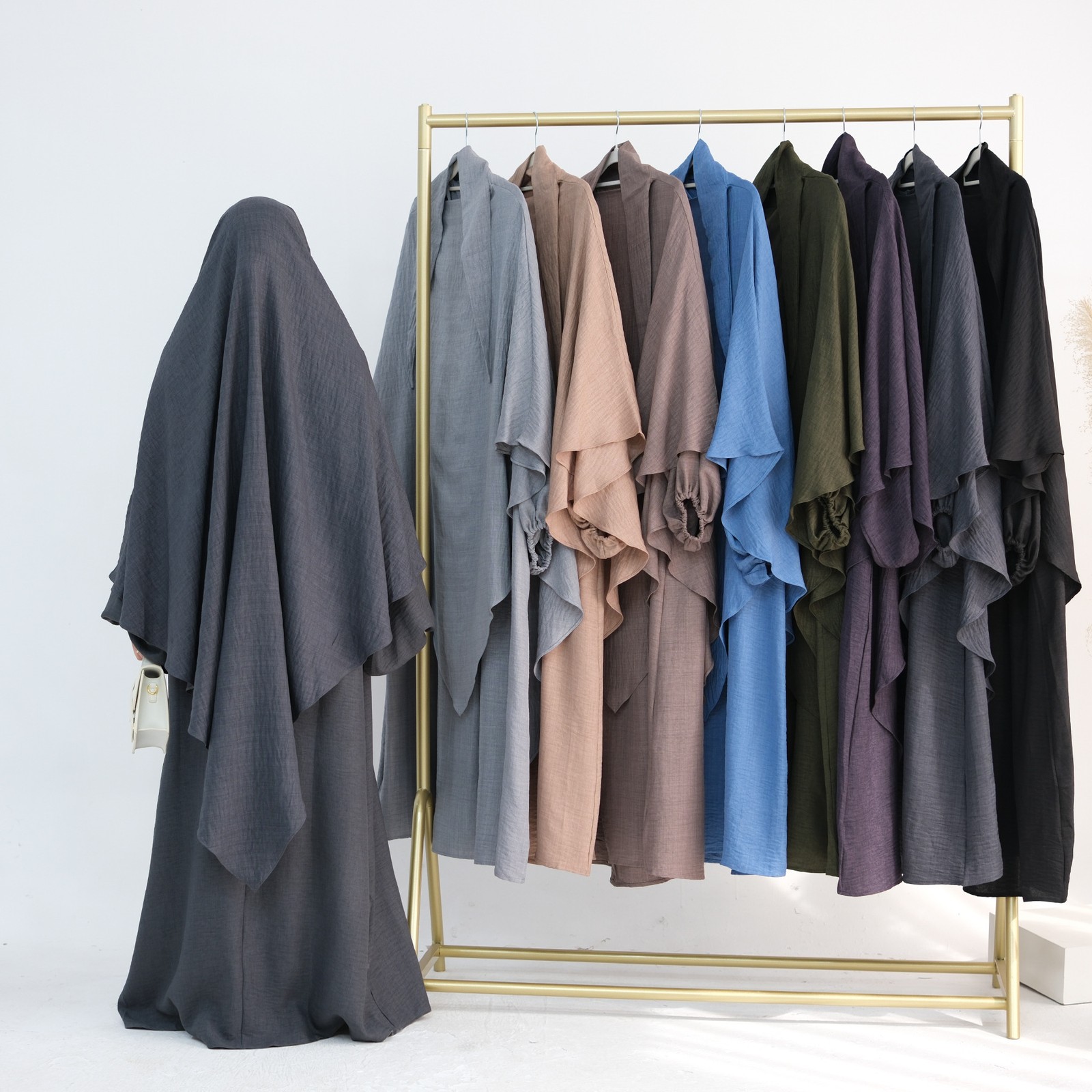 Full Cover Muslim Women Hijab Prayer Khimar Large Overhead Headscarf Niqab Burka
