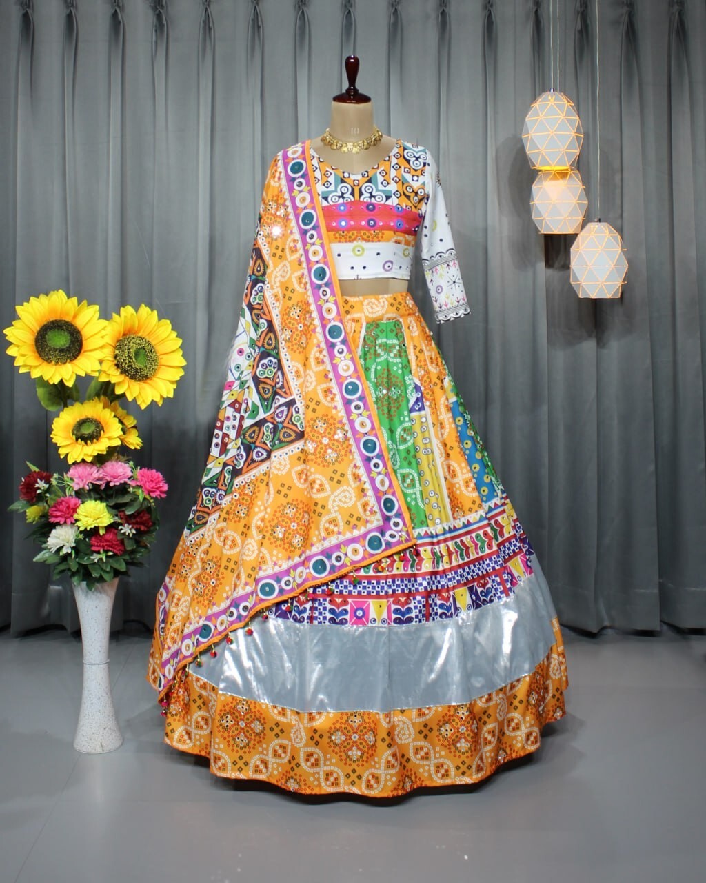 Chaniya Choli For Garba, Garba lehenga women, Navratri Dress By Aadat Export