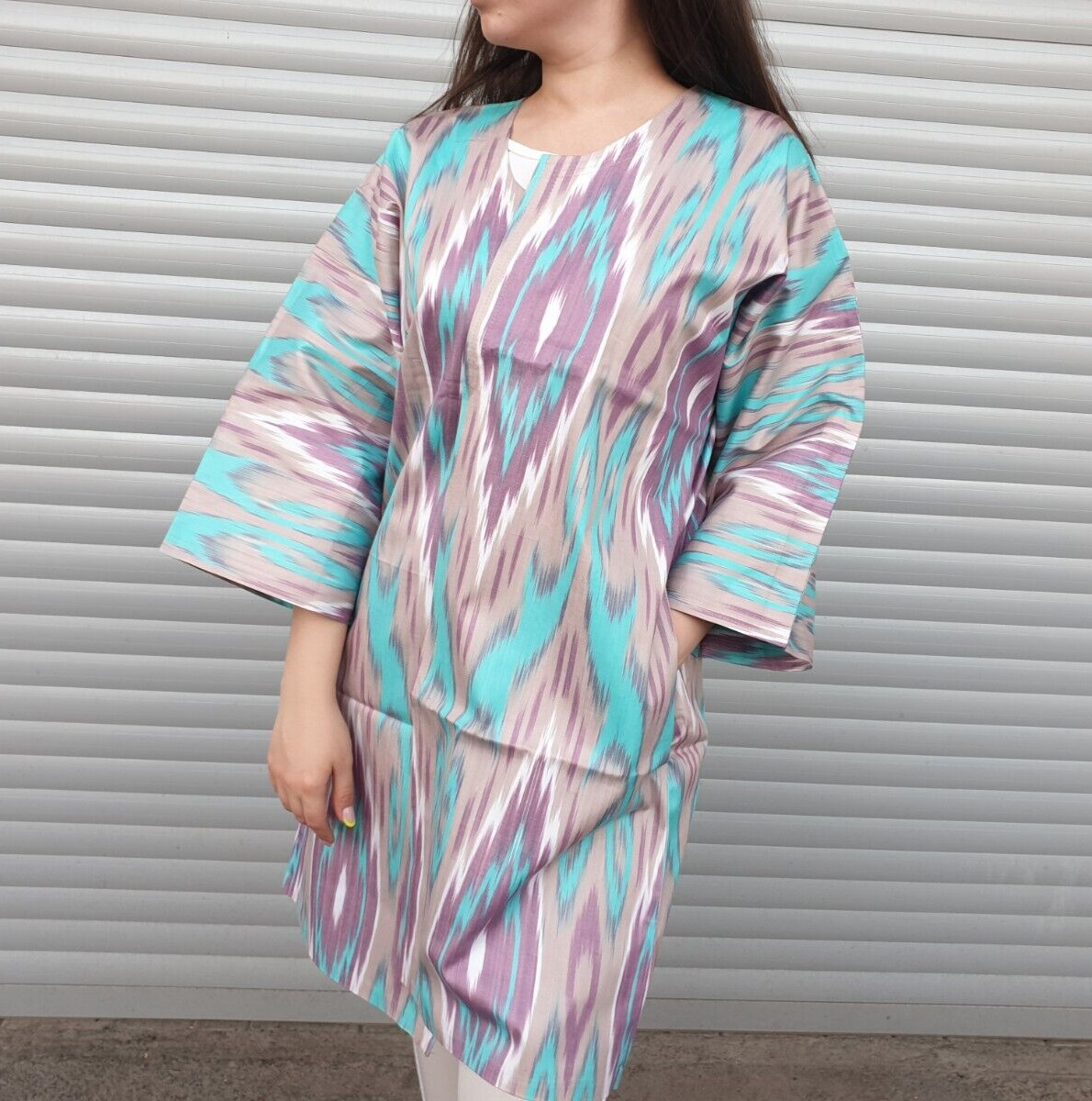 Handwoven Uzbek Ikat Chapan – The Perfect Ethnic Wear