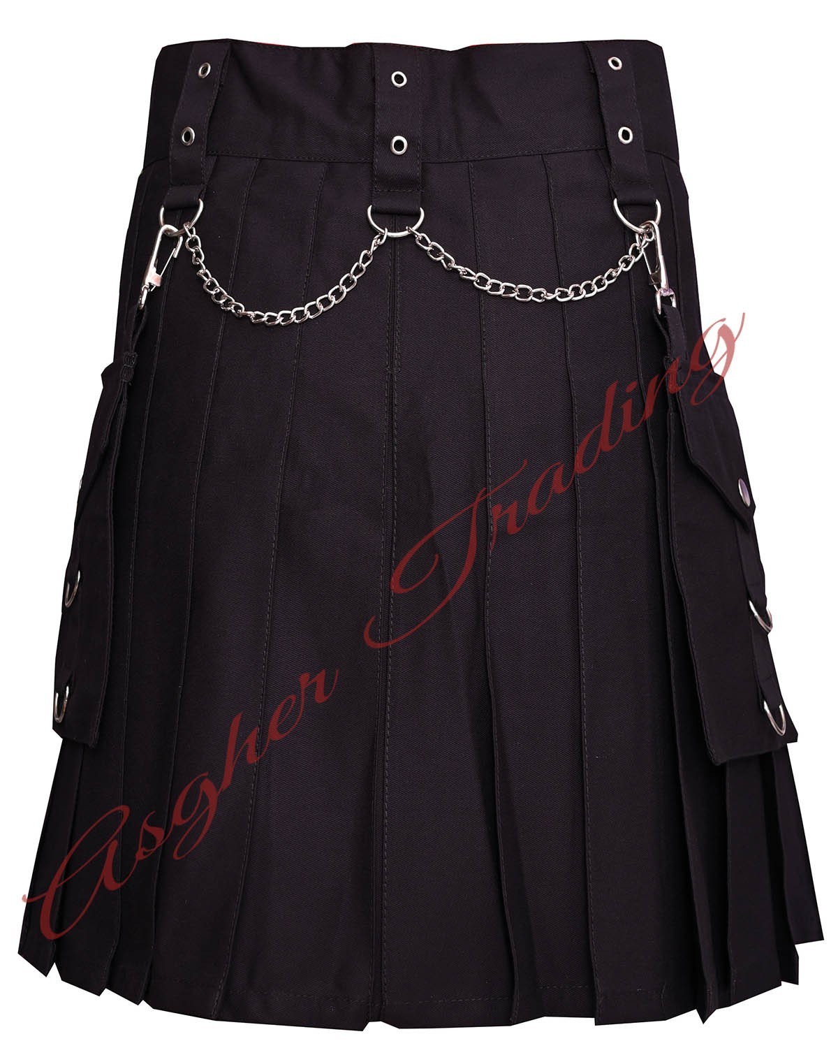 Handmade Utility Hybrid Gothic Kilt Utility Kilt For Men’s & Custom Size Kilts