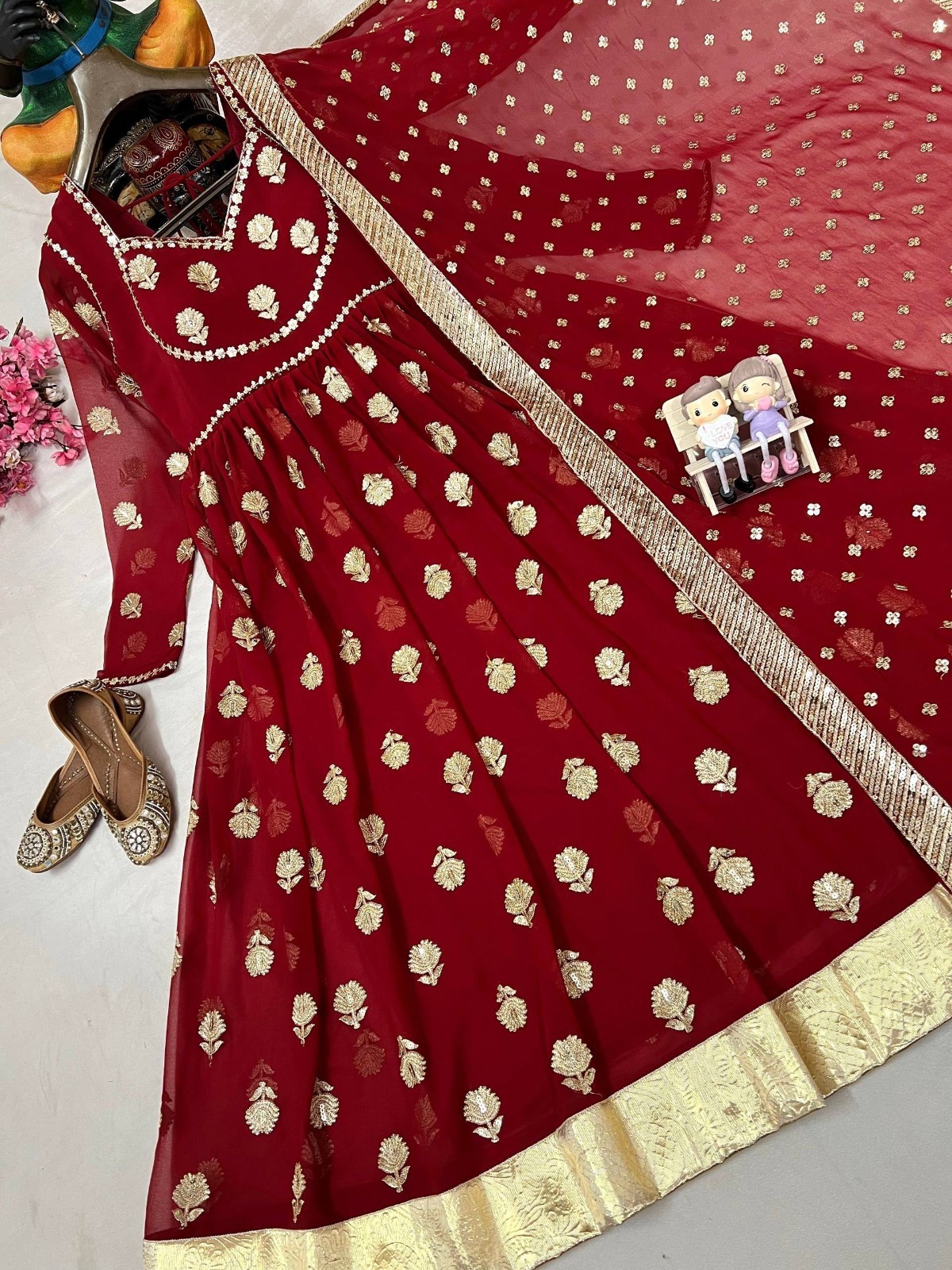 Anarkali Gown Indian Dress Salwar Kameez Ready made Party Wedding Bollywood