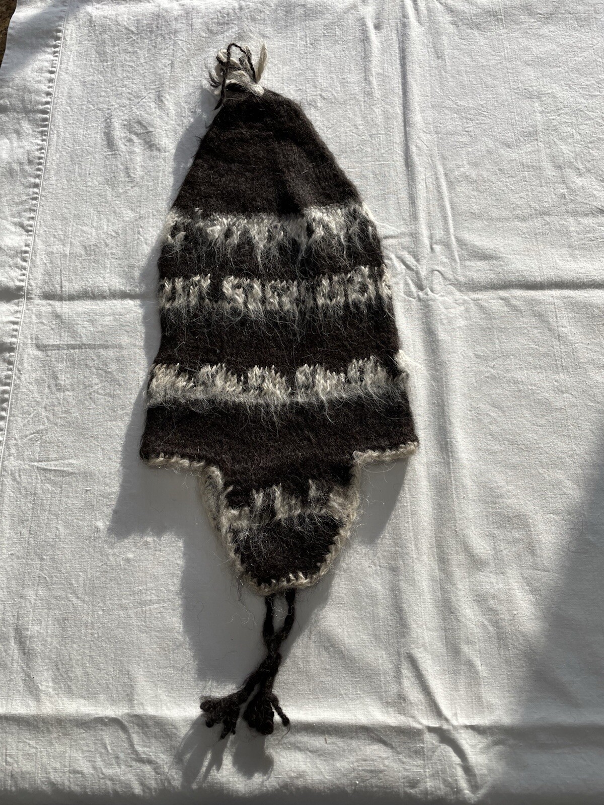 100 Pct Alpaca Wool Handmade Bolivian Beanie Ear Flaps (12 of 35)