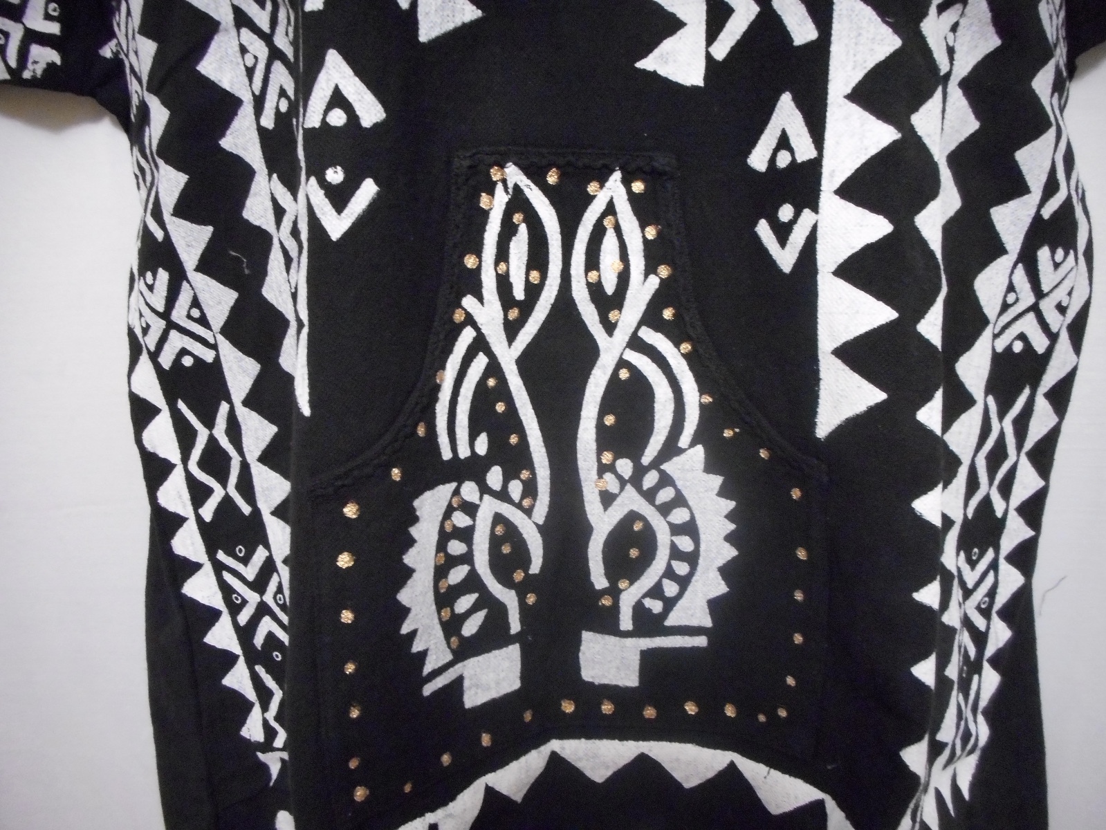 Men women Mud cloth Vintage dashiki Shirt African Blouse Organic Cotton One Size