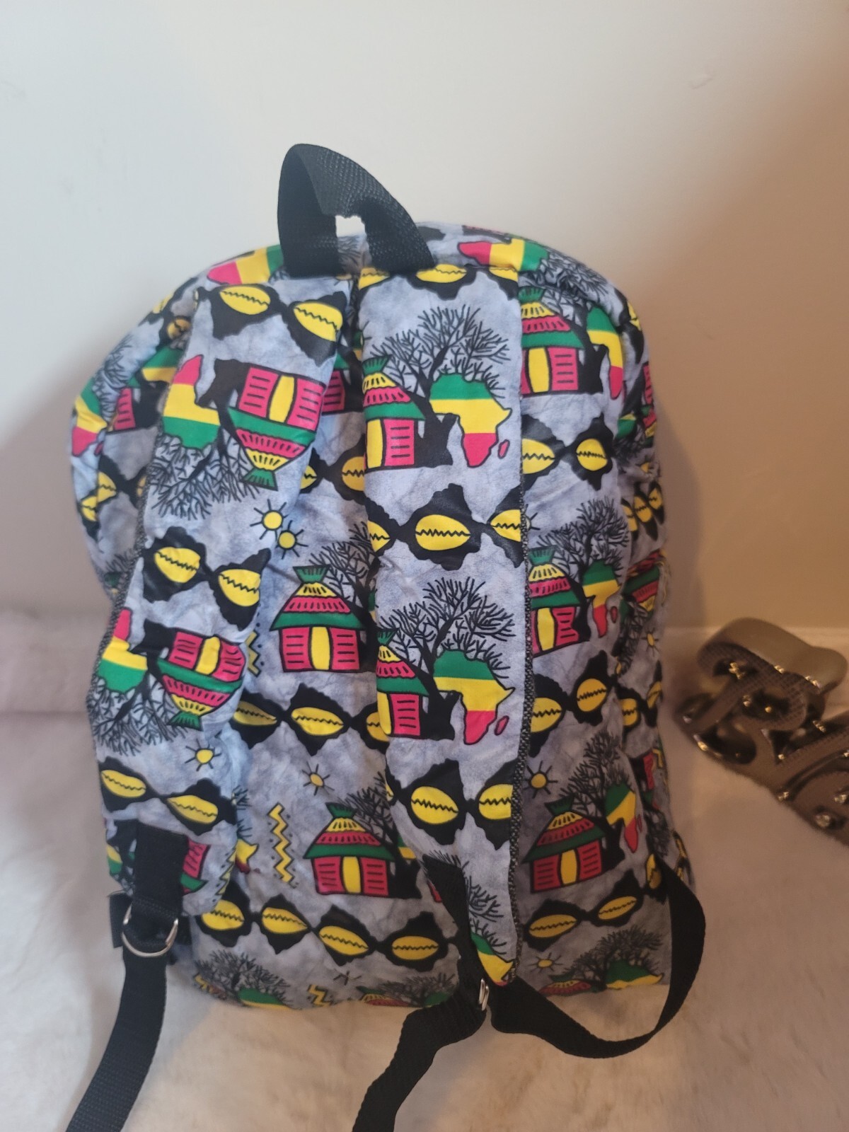 African Print Bag Pack
