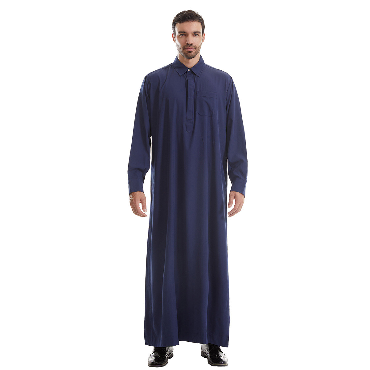 Islamic Men Long Robe Dishdash Thobe Saudi Jubba Kaftan Dubai Arabic Abaya Dress