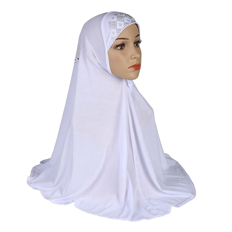 One Piece Amira Hijab Muslim Women Turban Wrap Shawls Headscarf Cover Islamic