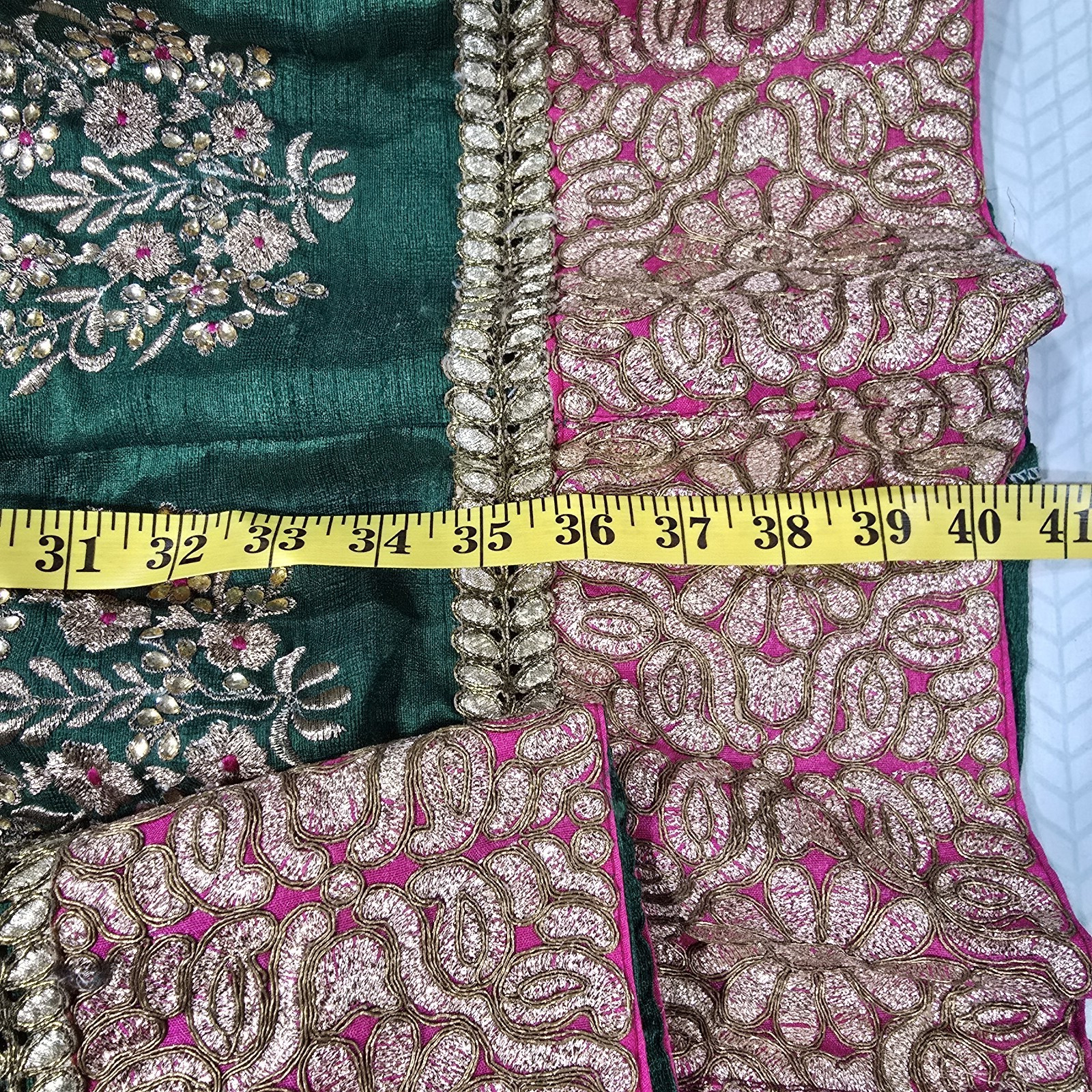 GORGEOUS! 3 PIECE Multi COLORED LENGHA CHOLI- SIZE M