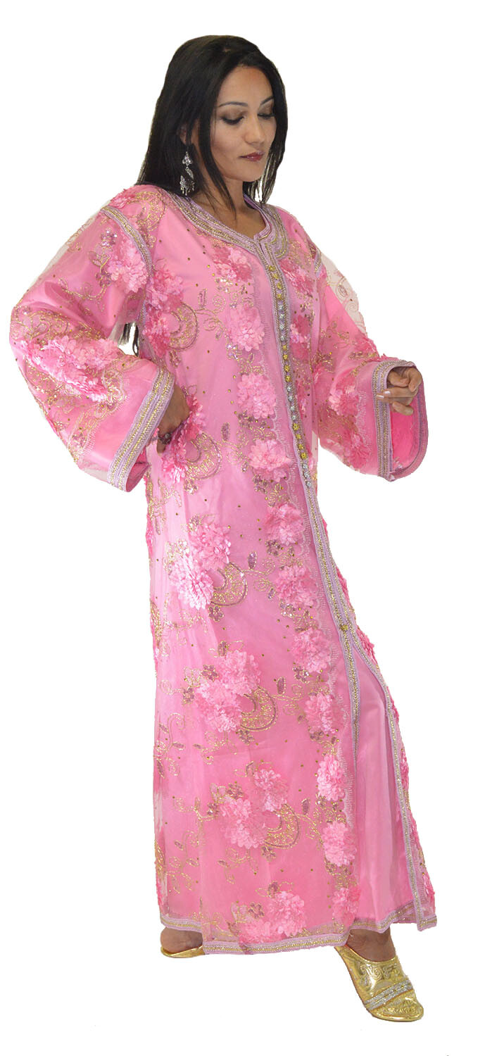 Moroccan Wedding Gown Caftan Kaftan Long Dress Abaya Tackchita Middle East