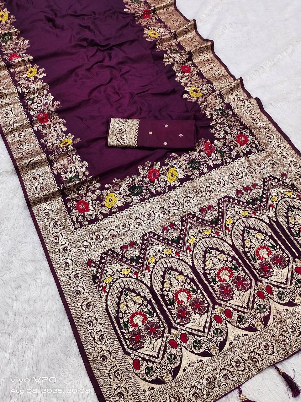 Maharashtrian Paithani Saree With Peacock Design Traditional Indian Bridal Wear