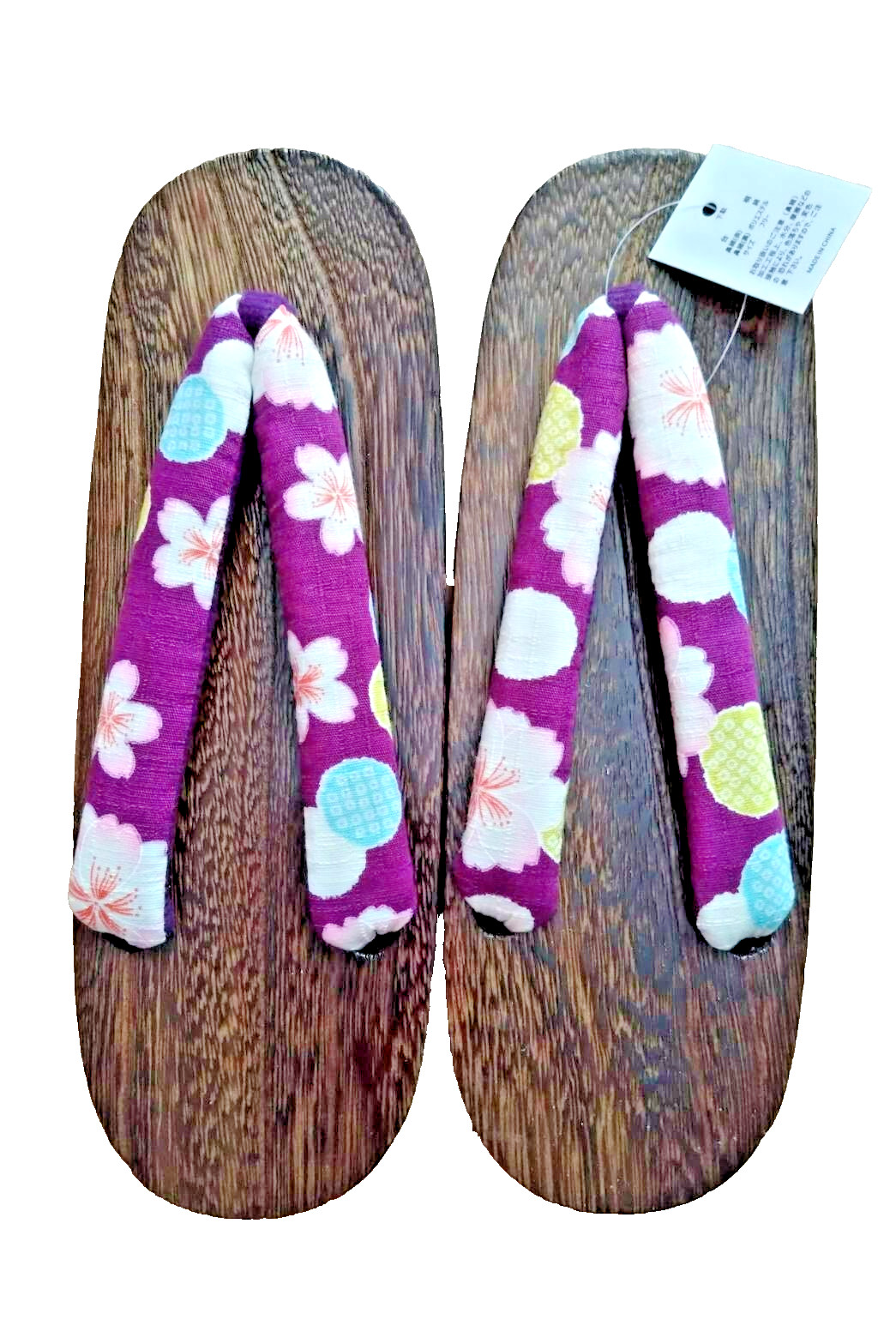 Japanese Kimono Yukata set of 4 pcs Dress Black Purple obi Geta Koshihimo