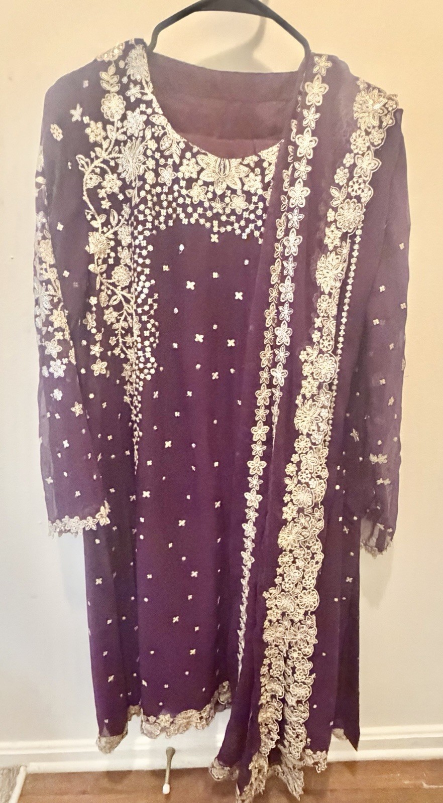 Purple Formal Indian Dress – Size: Extra Large 💜