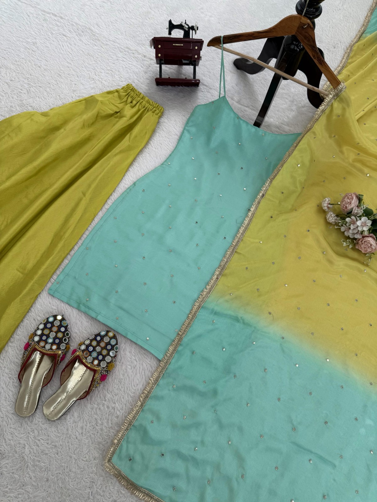 Partywear plazzo suit Bollywood Trending Artical Most Selling Wedding collection