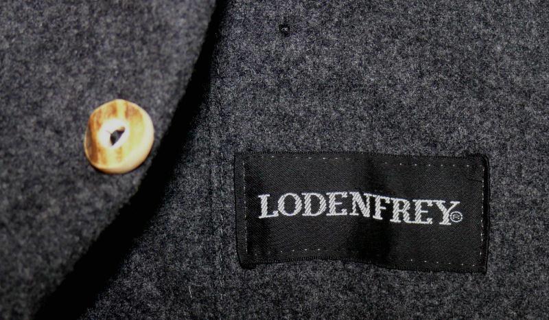 LODENFREY ~ WOOL GRAY Women Austria Hunting Sport Suit Pea Over Coat JACKET 14 L