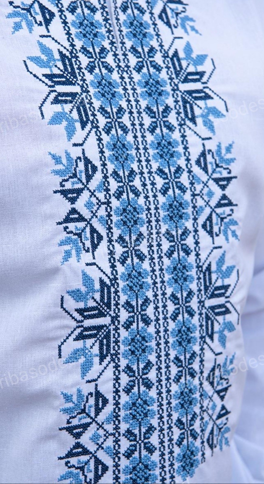 Set of Vyshyvanka Ukrainian traditional embroidered shirt men’s + children’s