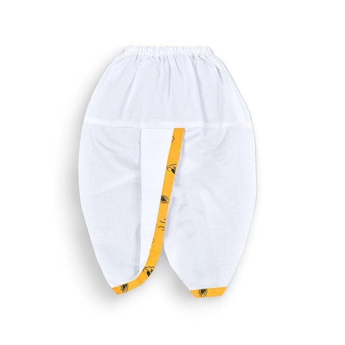 Indian Traditional Baby Krishna Dress for Janmashtami Costume Kurta and Dhoti
