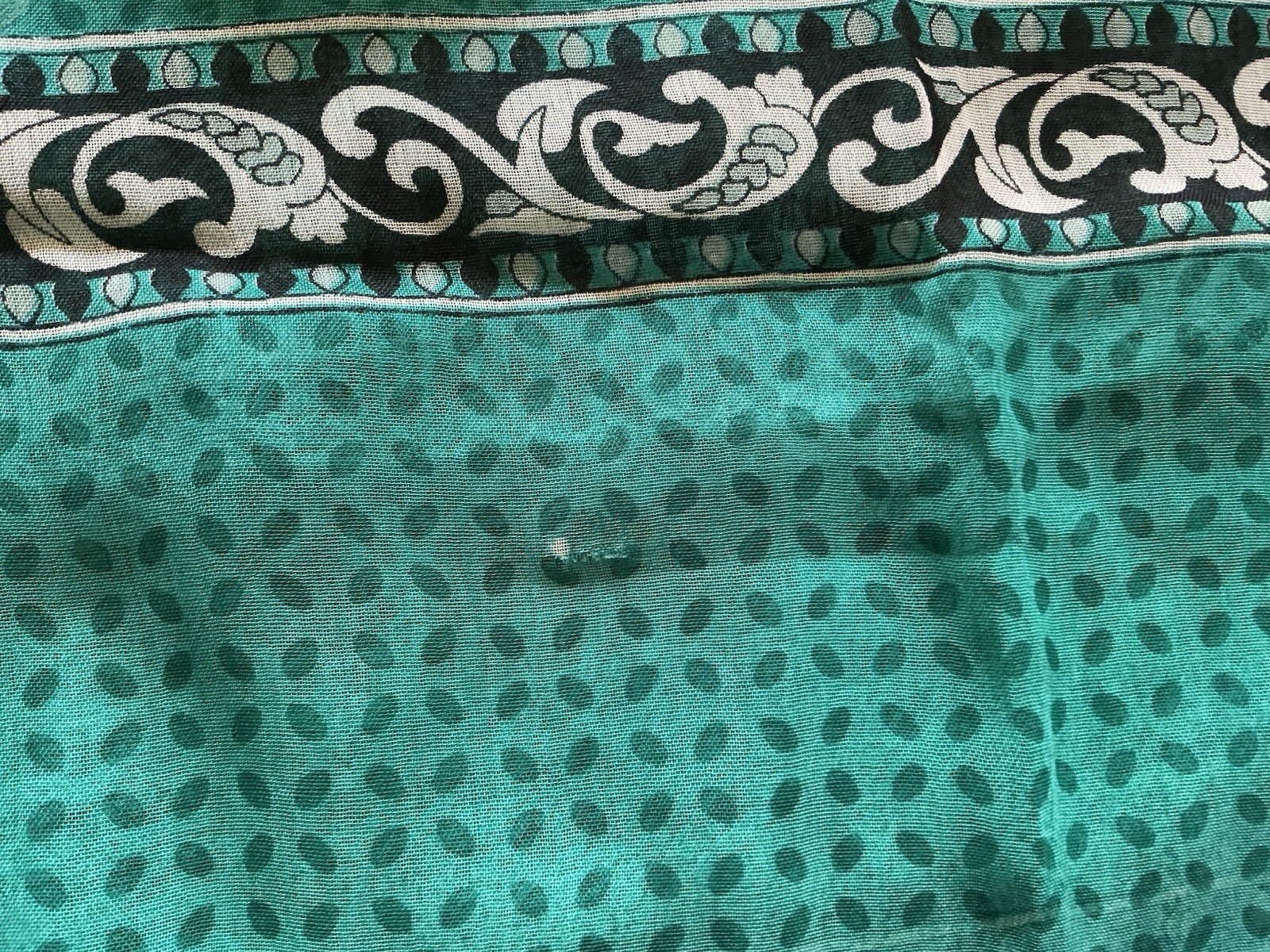 Polyester Flower salwar kameez with dupatta Set, 46” Bust, 37” Long, Long Sleeve