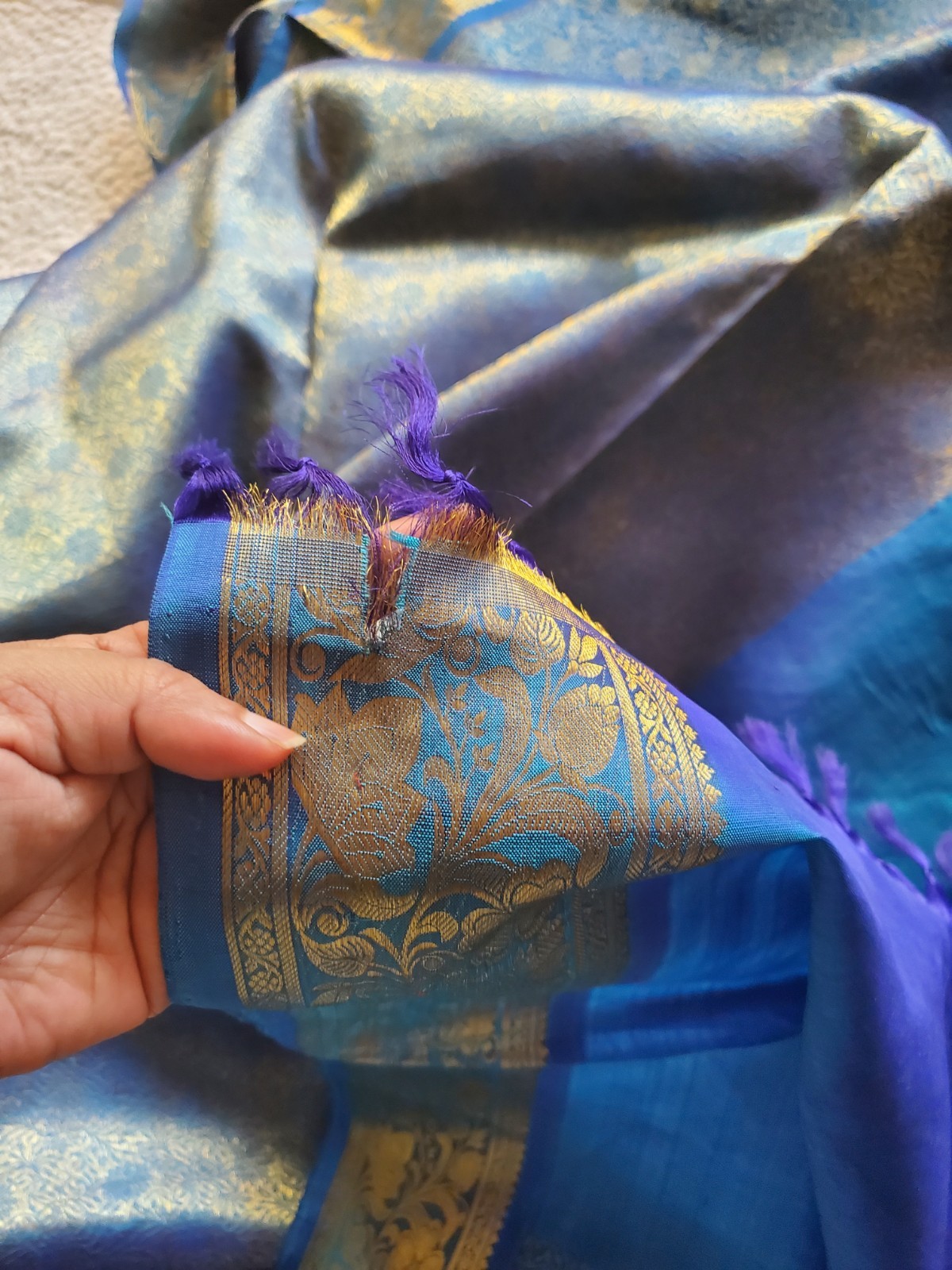 Women Pure Silk Brocade Stonework Kanjivaram Saree Designer Party Wedding Festiv