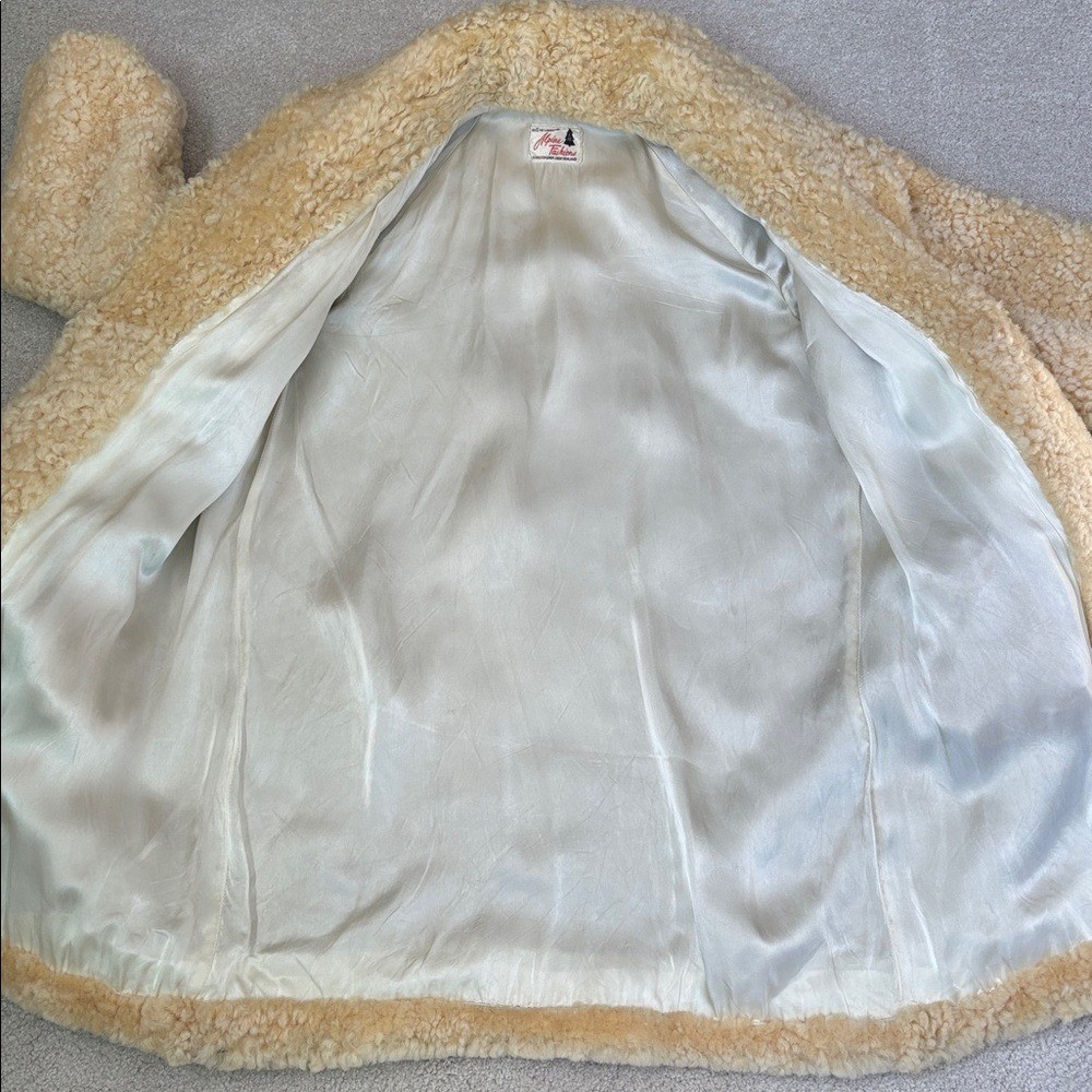 Vintage 50’s Alpine New Zealand Lambswool Sheepskin Sherpa Jacket Womens Small