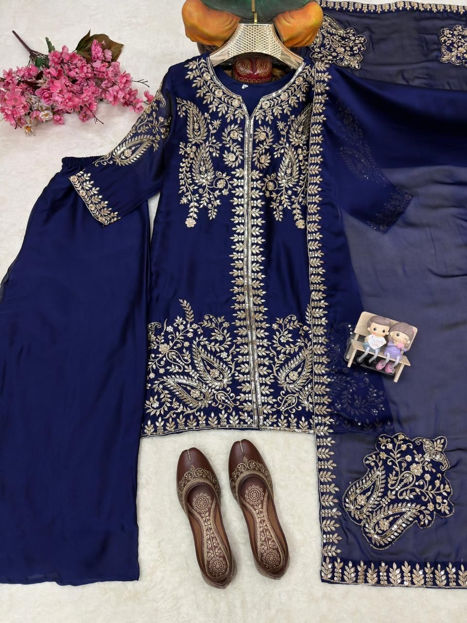 WEDDING SHARARA PALAZZO SALWAR SUIT PLAZZO KURTI SHALWAR KAMEEZ PAKISTANI INDIAN