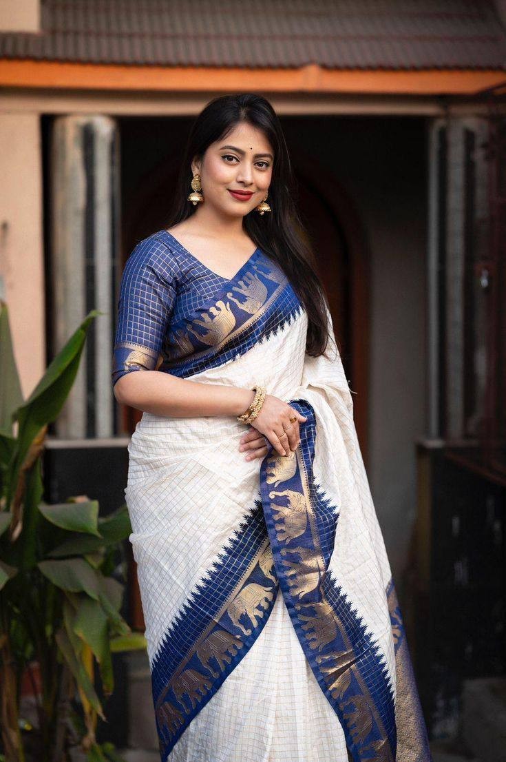 Bollywood Style Designer Silk Saree With Blouse South Indian Bridal Party Wear