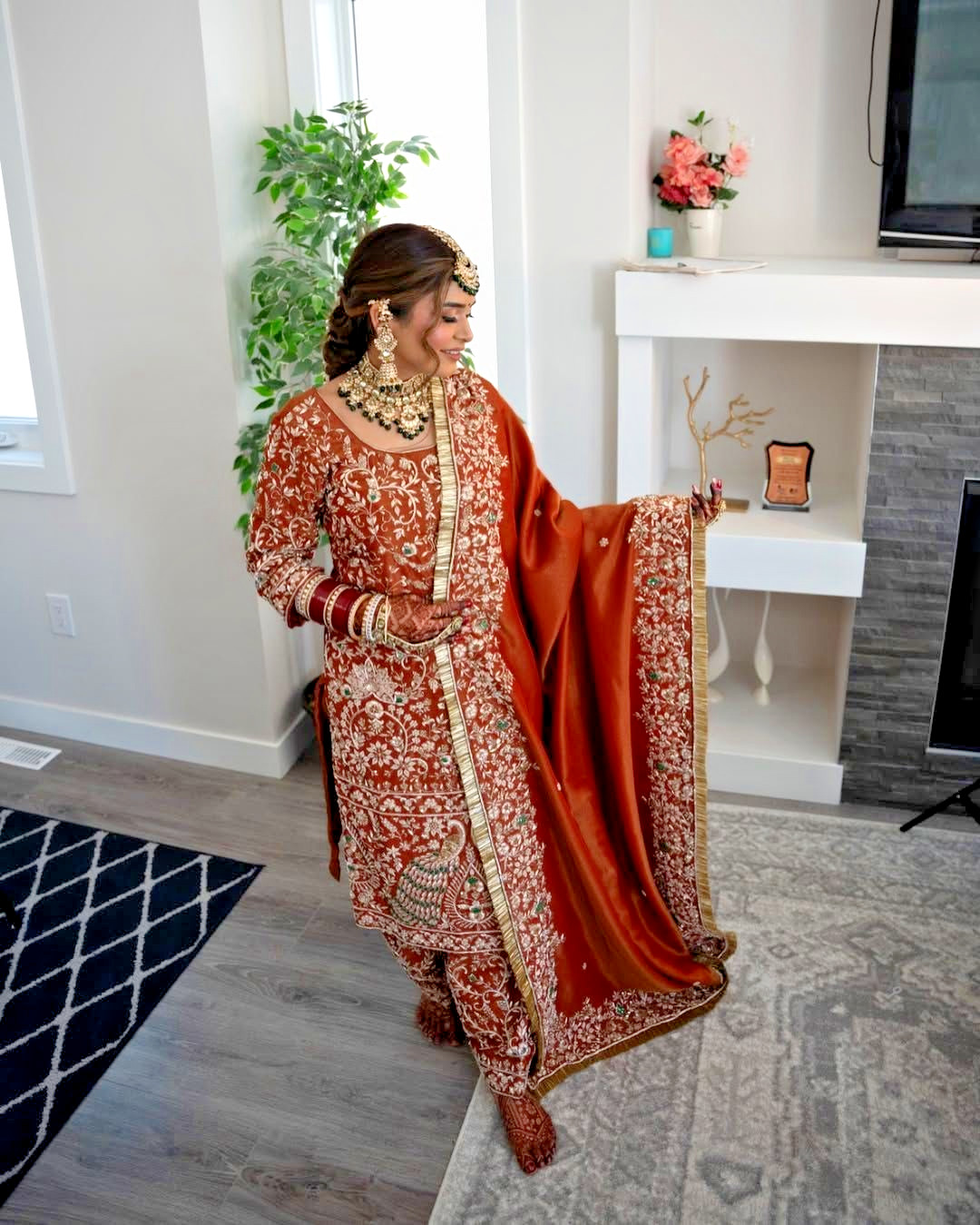 Designer Indian Pakistani top plazzo Bollywood Dress Party Wear Suit wedding